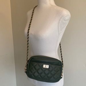 VEGAN LEATHER CAMERA BAG